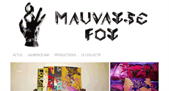 Desktop Screenshot of mauvaisefoi-editions.com