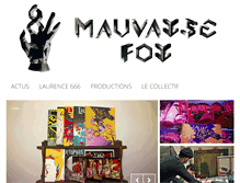 Tablet Screenshot of mauvaisefoi-editions.com